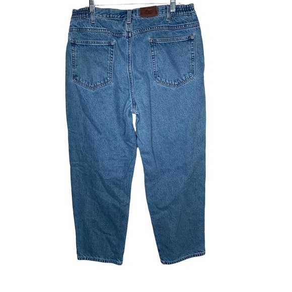 LL Bean Lined Comfort Waist Insulated Jeans Mens Size 37x29 Blue - Picture 4 of 4